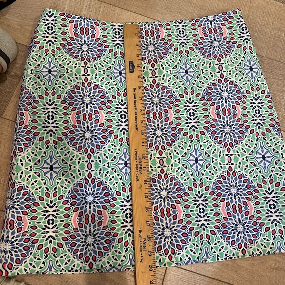 TALBOTS WOMENS GREEN AND PURPLE SKIRT SIZE 14 - Picture 3 of 7